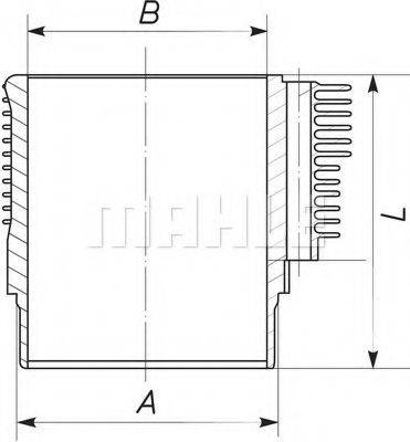 MAHLE ORIGINAL 503WR20 Гільза циліндра