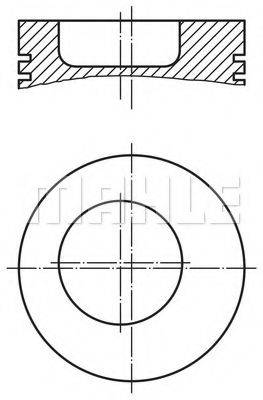 MAHLE ORIGINAL 2289910 Поршень