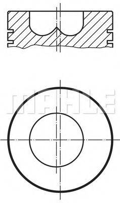 MAHLE ORIGINAL 0379200 Поршень