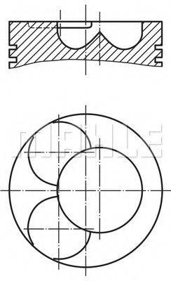 MAHLE ORIGINAL 2132200 Поршень