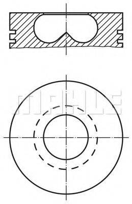 MAHLE ORIGINAL 0083500 Поршень