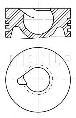 MAHLE ORIGINAL 2273900 Поршень