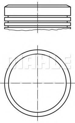 MAHLE ORIGINAL 0402600 Поршень