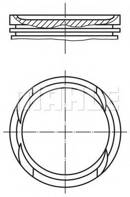 MAHLE ORIGINAL 0097000 Поршень