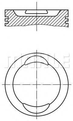 MAHLE ORIGINAL 0379000 Поршень