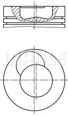 MAHLE ORIGINAL 227PI00101000 Поршень