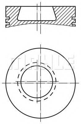 MAHLE ORIGINAL 0029800 Поршень