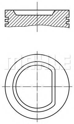 MAHLE ORIGINAL 0398100 Поршень