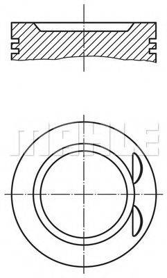 MAHLE ORIGINAL 6274000 Поршень