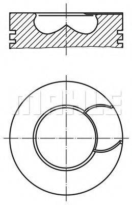 MAHLE ORIGINAL 2137000 Поршень