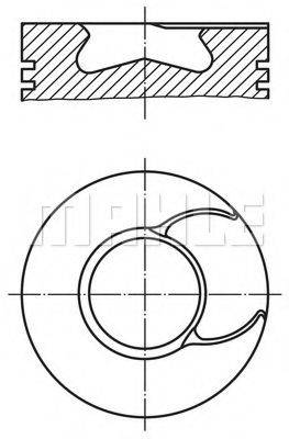 MAHLE ORIGINAL 2130900 Поршень