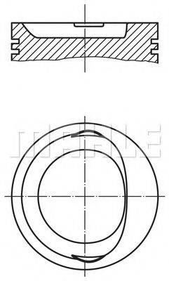 MAHLE ORIGINAL 5681000 Поршень