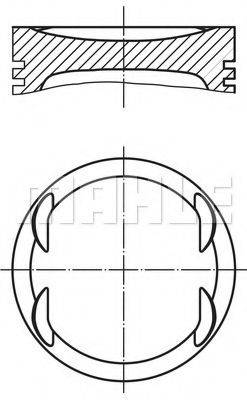 MAHLE ORIGINAL 0157600 Поршень