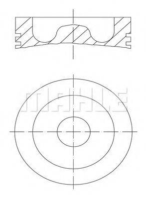 MAHLE ORIGINAL 061PI00110000 Поршень