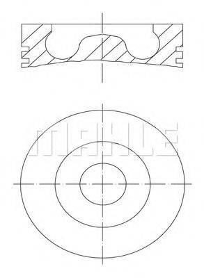 MAHLE ORIGINAL 0280200 Поршень