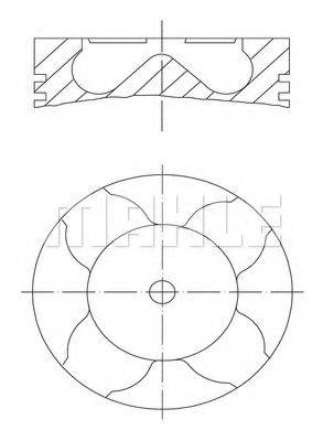 MAHLE ORIGINAL 213PI00102000 Поршень