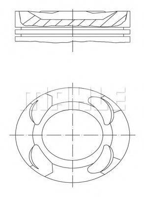 MAHLE ORIGINAL 6273100 Поршень