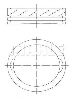 MAHLE ORIGINAL 6404200 Поршень