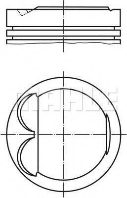 MAHLE ORIGINAL 6077700 Поршень