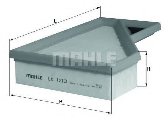 MAHLE ORIGINAL LX1213 Повітряний фільтр