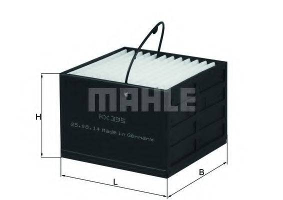 MAHLE ORIGINAL KX395 Паливний фільтр