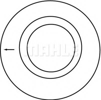 MAHLE ORIGINAL 2243517 Поршень