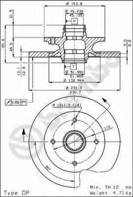 BRECO BS7291 гальмівний диск