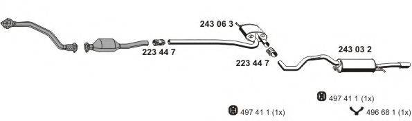 ERNST 010265 Система випуску ОГ