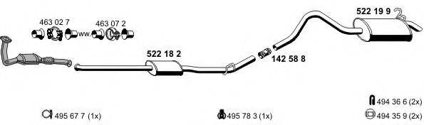 ERNST 100293 Система випуску ОГ