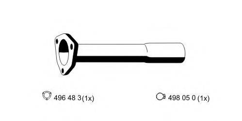 ERNST 305433 Труба вихлопного газу