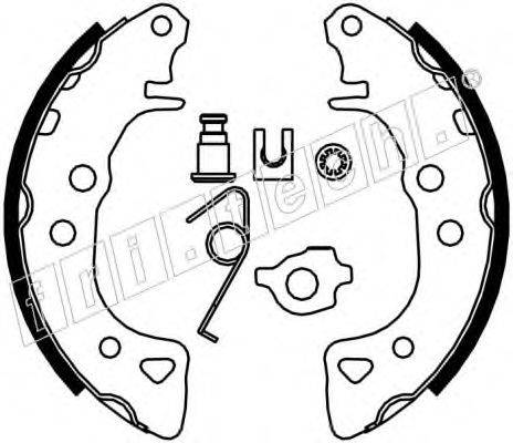 FRI.TECH. 1022030K Комплект гальмівних колодок