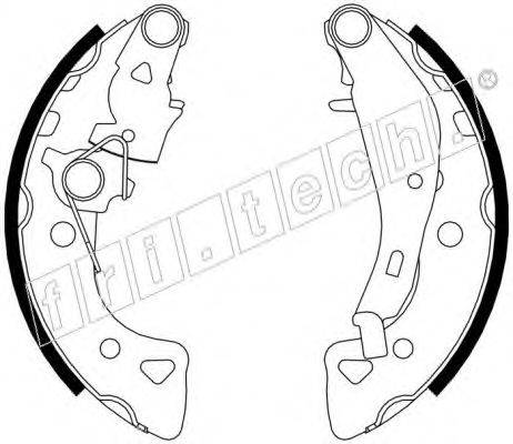 FRI.TECH. 1022034Y Комплект гальмівних колодок
