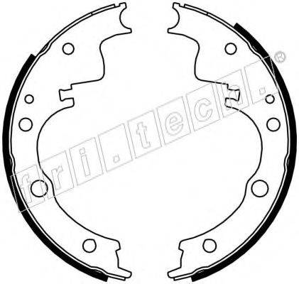 FRI.TECH. 1040152 Комплект гальмівних колодок