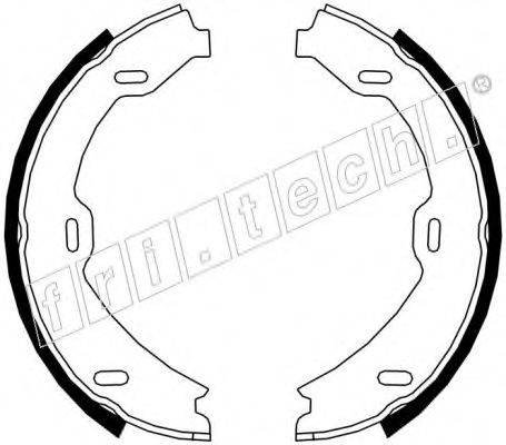 FRI.TECH. 1052128 Комплект гальмівних колодок, стоянкова гальмівна система