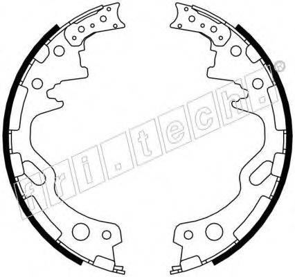 FRI.TECH. 1067194 Комплект гальмівних колодок