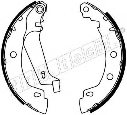FRI.TECH. 1088225Y Комплект гальмівних колодок