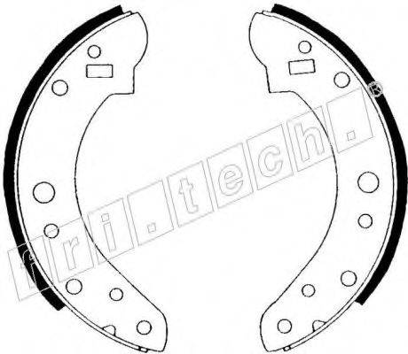 FRI.TECH. 1092301 Комплект гальмівних колодок