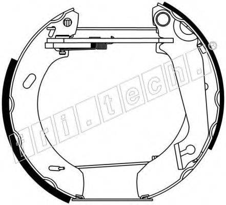 FRI.TECH. 16069 Комплект гальмівних колодок