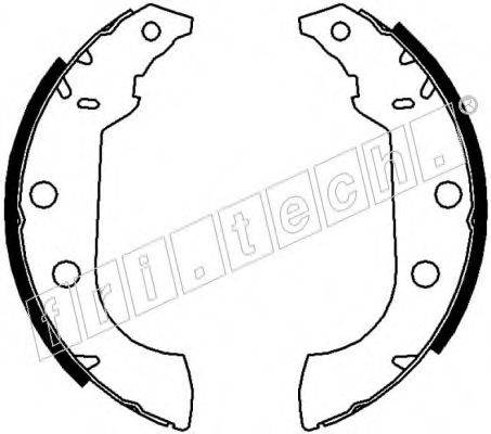 FRI.TECH. 17152 Комплект гальмівних колодок