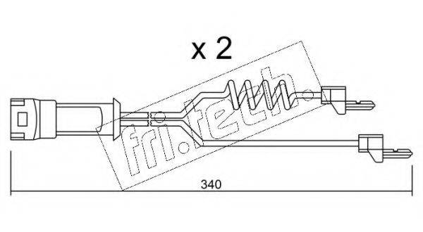 FRI.TECH. SU172K Сигналізатор, знос гальмівних колодок