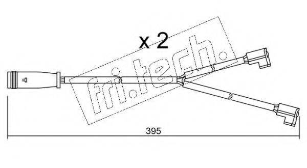 FRI.TECH. SU174K Сигналізатор, знос гальмівних колодок