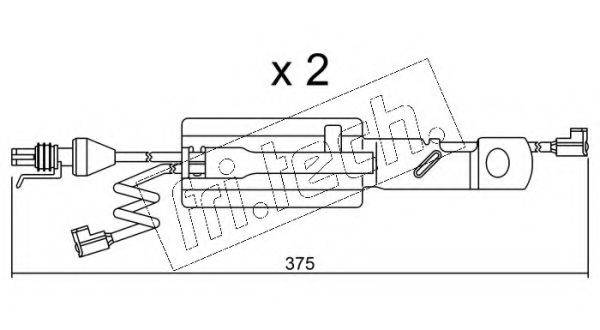 FRI.TECH. SU177K Сигналізатор, знос гальмівних колодок
