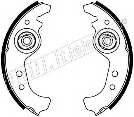 FRI.TECH. 17397 Комплект гальмівних колодок