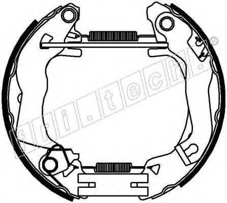 FRI.TECH. 16407 Комплект гальмівних колодок