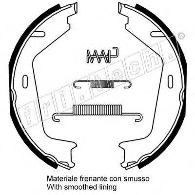 FRI.TECH. 1127275K Комплект гальмівних колодок, стоянкова гальмівна система