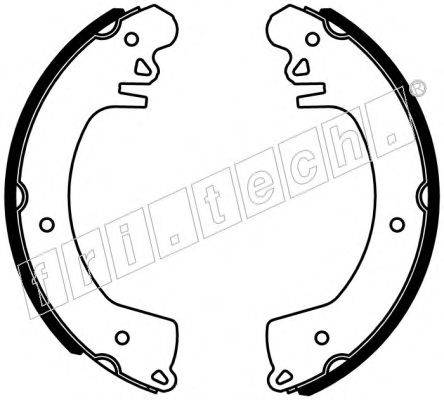 FRI.TECH. 1026355 Комплект гальмівних колодок