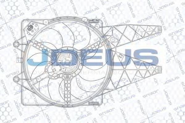 JDEUS EV882615 Вентилятор, охолодження двигуна