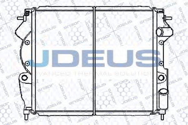 JDEUS 023B43 Радіатор, охолодження двигуна