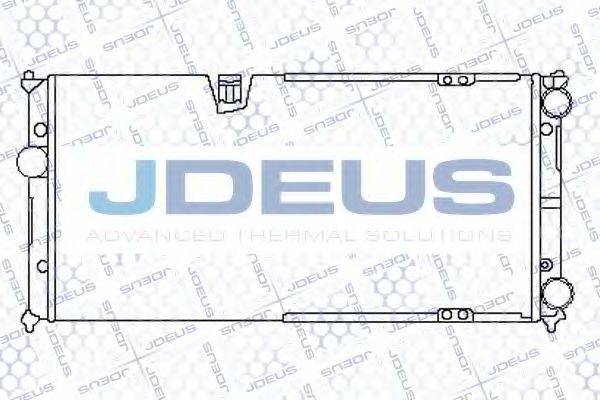 JDEUS 025V13 Радіатор, охолодження двигуна