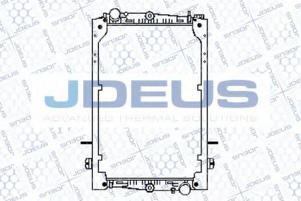 JDEUS 108M03 Радіатор, охолодження двигуна